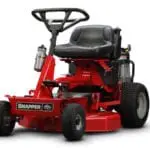 Compact riding mower.